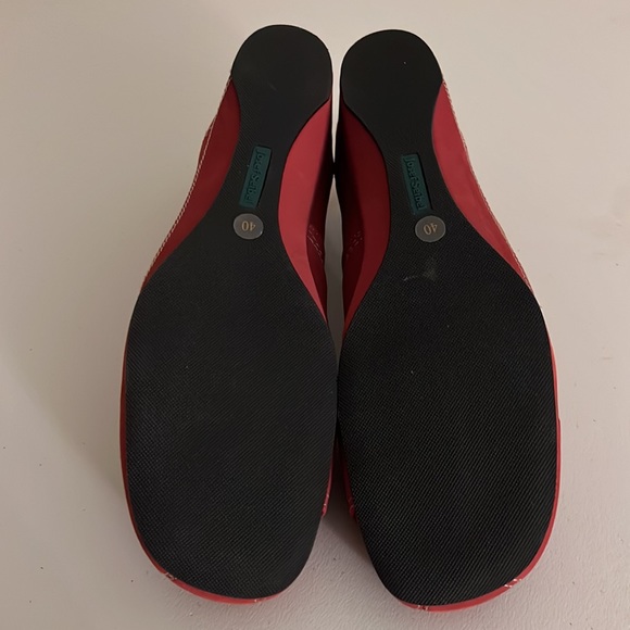 Josef Seibel Red Suede Buckle Wedge - NWOT - Picture 6 of 7